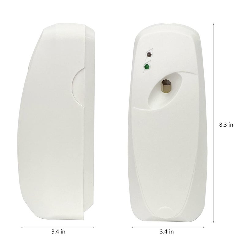 Chneeu Automatic Air Freshener Dispenser Bathroom Timed Air Freshener Spray Wall Mounted  Automatic Scent Dispenser for Home  Room  Offices  Schools  Restaurants  Hotels  Public Toilet White - Image 3
